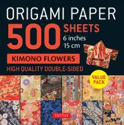 Origami Paper 500 Kimono Flowers 6”/15 cm