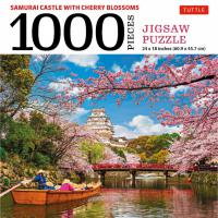 Samurai Castle with Cherry Blossoms Jigsaw Puzzle