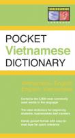 Periplus Pocket Vietnamese Dictionary