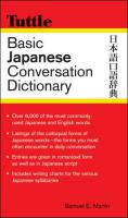 Basic Japanese Conversation Dictionary