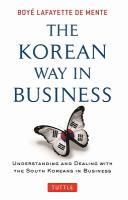 Korean Way in Business