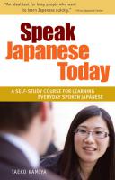 Speak Japanese Today