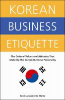 Korean Business Etiquette