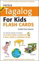 Tuttle More Tagalog for Kids Flash Cards