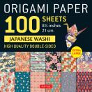 Origami Paper 100 Sheets Japanese Washi 8.25”/21 cm