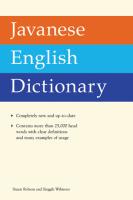 Javanese English Dictionary