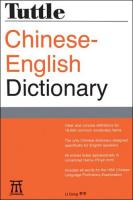 Tuttle Chinese-English Dictionary