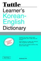 Tuttle Learner's Korean-English Dictionary