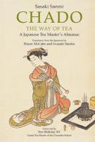Chado: Way of Tea (hc)