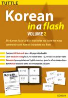 Korean in a Flash volume 2