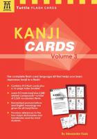 Kanji Cards volume 3