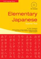 Elementary Japanese volume 2