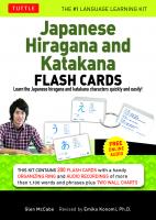 Japanese Hiragana and Katakana Flash Cards Kit