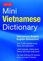 Tuttle Mini Vietnamese Dictionary