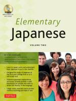 Elementary Japanese Vol2 PB