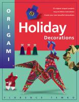 Origami Holidays Decorations