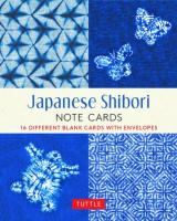 Japanese Shibori, 16 Note Cards