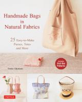 Handmade Bags In Natural Fabrics