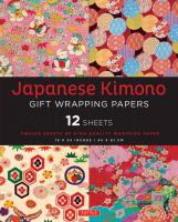 Japanese Kimono Gift Wrapping Papers