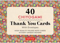 40 Thank You Cards Chiyogami