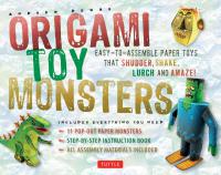 Origami Toy Monsters Kit