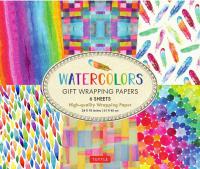 Watercolors Gift Wrapping Papers