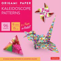 Origami Paper - Kaleidoscope Patterns - 6"- 96 Sheets