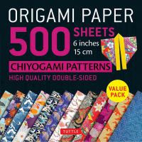 Origami Paper: 500 sheets Chiyogami Patterns 6" (15cm)