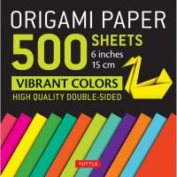 Origami Paper Vibrant Colors 6" 500s