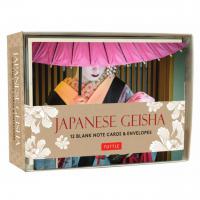 Japanese Geisha Note Cards