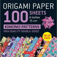 Origami Paper: 100 Sheets Kimono Patterns Patterns 6" (15 cm)