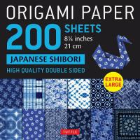 Origami Paper Japanese Shibori 200 sheets 8.25" / 21cm