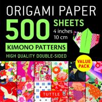 Origami Paper Kimono Patterns 500 sheets 4”/10 cm