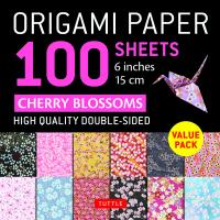 Origami Paper 100 Sheets Cherry Blossoms 6" (15cm)