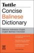 Tuttle Concise Balinese Dictionary