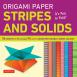 Origami Paper : Stripes and Solids 6"