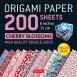 Origami Paper Cherry Blossom 6"200s