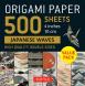 Origami Paper 500 Sheets Japanese Waves Patterns