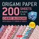 Origami Paper Cherry Blossom 6"200s